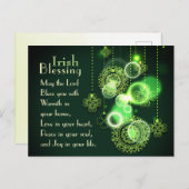 Der irische Segen für den Herrn segne dich, das De Postkarte (Vorne/Hinten)