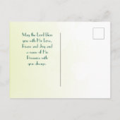 Der irische Segen für den Herrn segne dich, das De Postkarte (Rückseite)