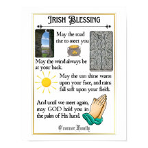 Der irische Segen kann den Weg aufsteigen und Sie 