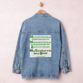 Der irische Segen lässt den Weg aufsteigen, um dic Jeansjacke (Hangar)
