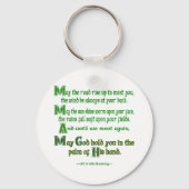 Der irische Segen lässt den Weg aufsteigen, um dic Schlüsselanhänger (Vorderseite)