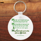 Der irische Segen lässt den Weg aufsteigen, um dic Schlüsselanhänger (Vorderseite)