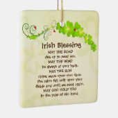 Der irische Segen lässt den Weg aufsteigen, um Sie Keramikornament (Rechts)