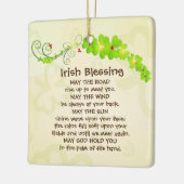 Der irische Segen lässt den Weg aufsteigen, um Sie Keramikornament (Links)