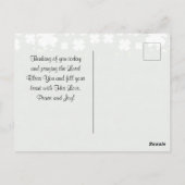 Der irische Segen lässt den Weg aufsteigen, um Sie Postkarte (Rückseite)