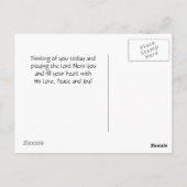 Der irische Segen, möge der Weg aufsteigen, um dic Postkarte (Rückseite)