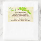 Der irische Segen, möge der Weg aufsteigen, um dic Rechteckiger Aufkleber (Tasche)