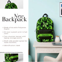 Der irische vierblättrige Kleeblatt-Rucksack "Glüc