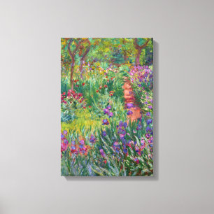 Der Irisgarten in Giverny von Claude Monet Leinwanddruck