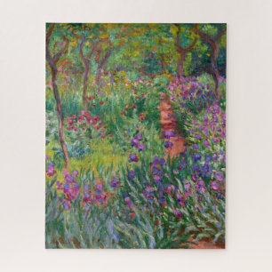 Der Irisgarten in Giverny von Claude Monet Puzzle