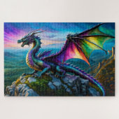 Der irritierende Drache bewacht sein Land Puzzle (Horizontal)