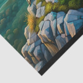 Der irritierende Drache bewacht sein Land Seidenpapier (Ausschnitt)