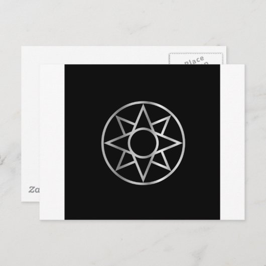 Der Ishtar-Star Mesopotamian Postkarte (Vorne/Hinten)