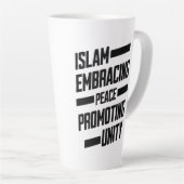 Der Islam, der Frieden fördert Einheit Milchtasse (Rechte Ecke)