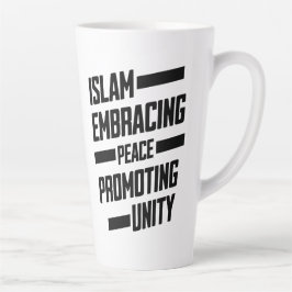 Der Islam, der Frieden fördert Einheit Milchtasse