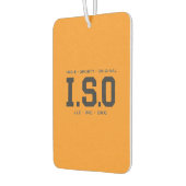 Der ISO-Hut Autolufterfrischer (Links)