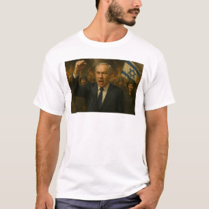 Der israelische Führer Kundgebung seine Truppen T-Shirt