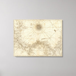 Der Isthmus von Panama Leinwanddruck