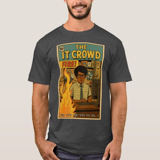 Der IT Crowd Brand T-Shirt (Vorderseite)