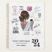 Der IT Girl 2024-Marmorplaner Planer (Vorderseite)