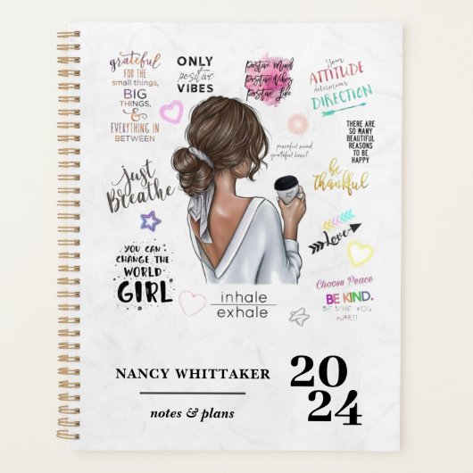 Der IT Girl 2024-Marmorplaner Planer (Vorderseite)