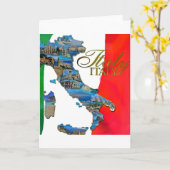 Der italienische "Boot" Karte (Gelbe Blume)