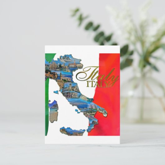 Der italienische "Boot" Postkarte (Stehend Vorderseite)