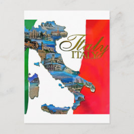 Der italienische "Boot" Postkarte