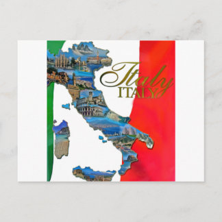 Der italienische "Boot" Postkarte