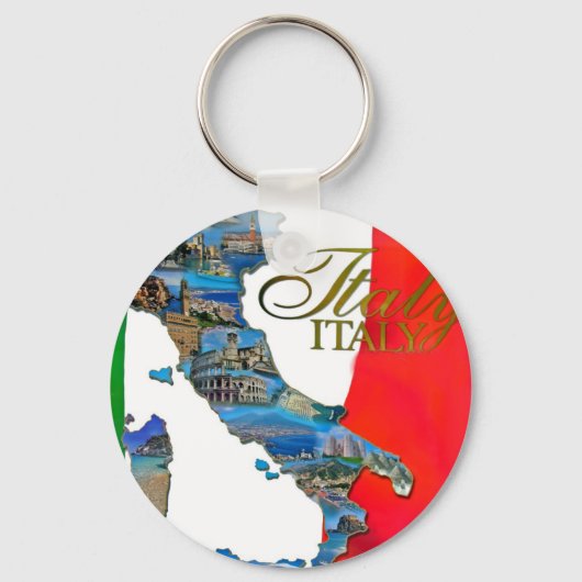 Der italienische "Boot" Schlüsselanhänger (Vorderseite)