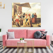 Der italienische Markt Leinwanddruck (Insitu (Wohnzimmer))
