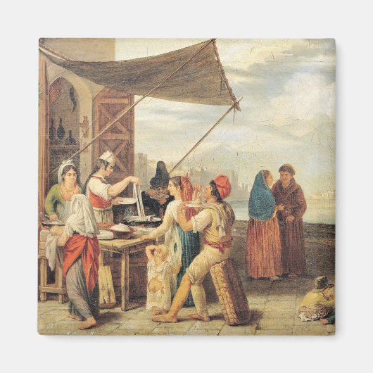 Der italienische Markt Magnet (Vorne)