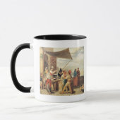 Der italienische Markt Tasse (Links)
