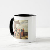 Der italienische Markt Tasse (Vorderseite Links)