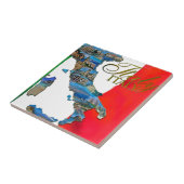 Der italienische "Stiefel " Fliese (Seite)