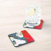 Der italienische "Stiefel " Getränkeuntersetzer (Rechte Seite)