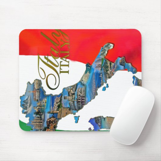 Der italienische "Stiefel " Mousepad (Mit Mouse)