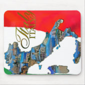 Der italienische "Stiefel " Mousepad (Vorne)