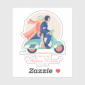 Der italienische Traum - der weiße Lotus Aufkleber (Blatt)