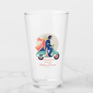 Der italienische Traum - der weiße Lotus Glas