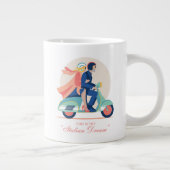 Der italienische Traum - der weiße Lotus Jumbo-Tasse (Rechts)