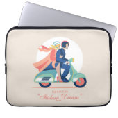 Der italienische Traum - der weiße Lotus Laptopschutzhülle (Vorderseite)