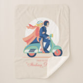 Der italienische Traum - der weiße Lotus Sherpadecke (Vorderseite)