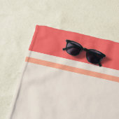 Der italienische Traum - der weiße Lotus Strandtuch (Beispiel)