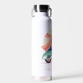 Der italienische Traum - der weiße Lotus Trinkflasche (Vorne)