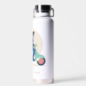 Der italienische Traum - der weiße Lotus Trinkflasche (Rückseite)