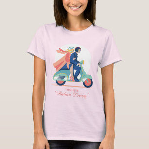 Der italienische Traum - Die weiße Lotus T-Shirt