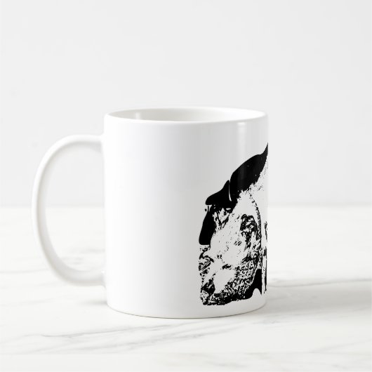 Der Itch, den Sie nicht ignorieren können Kaffeetasse (Links)