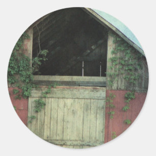 Der ivy Barn Runder Aufkleber