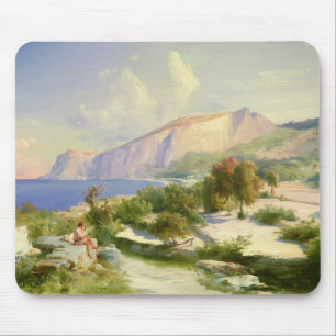 Der Jachthafen groß, Capri, c.1829 Mousepad